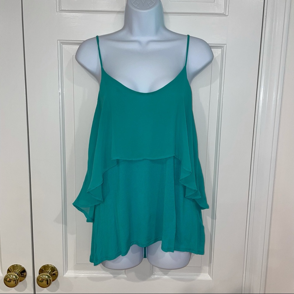 Sparkle & Fade Urban Outfitters green tank top M